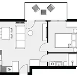 Urban Apartments Opolska 10 No 67A - Rooftop Garden - Free Garage Apartment Katowice